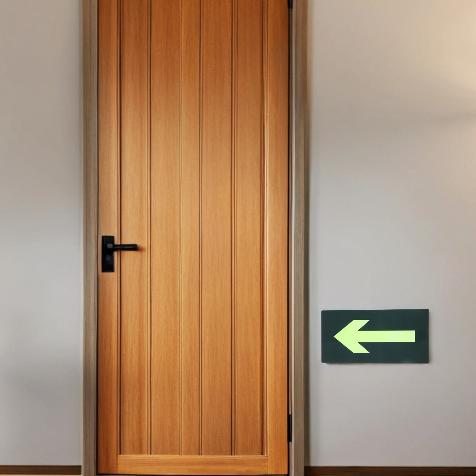 8Pcs 어둠 속에서 빛나는 방수 비상구 화살표 스티커 - Emergency Exit Sign 리뷰 및 가격