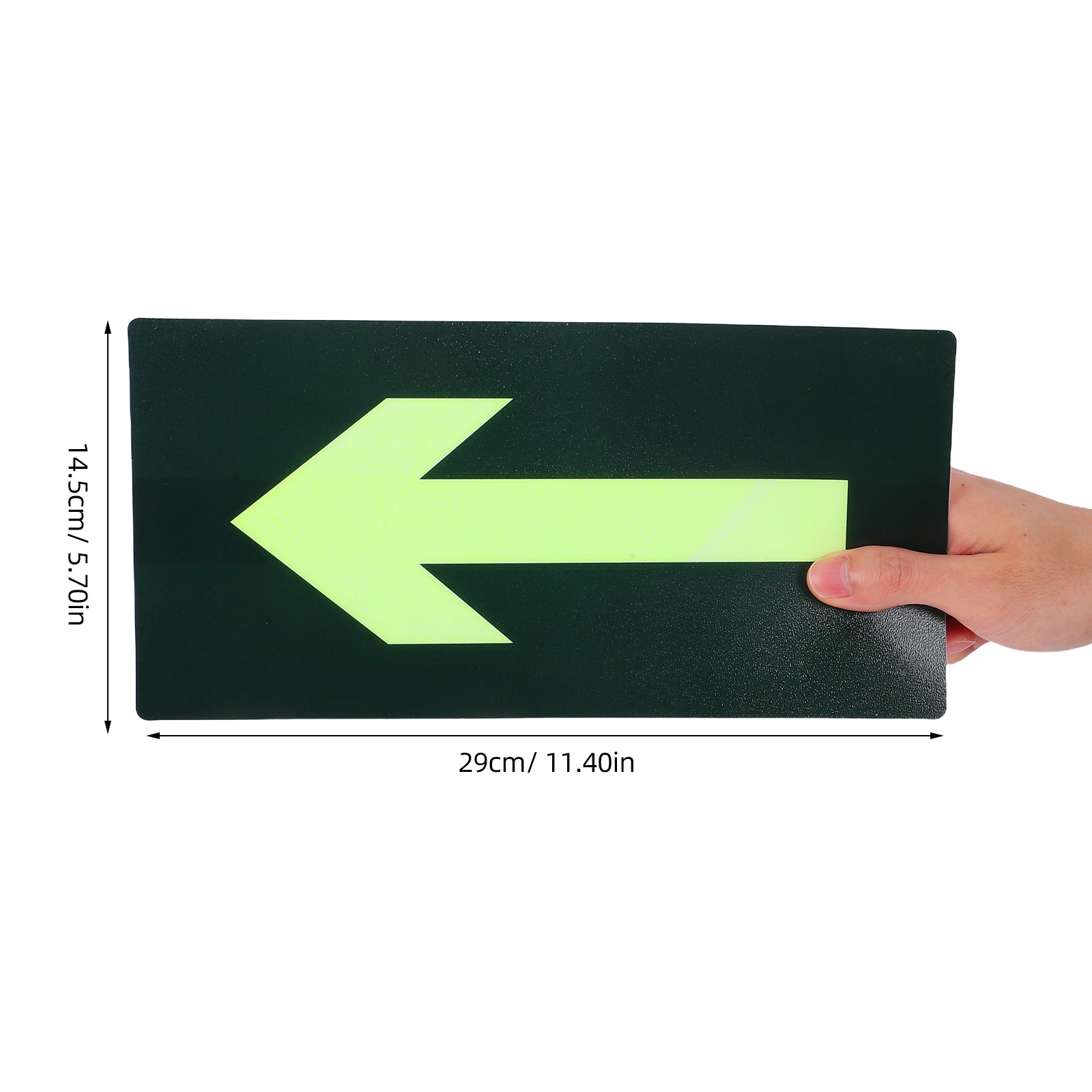8Pcs 어둠 속에서 빛나는 방수 비상구 화살표 스티커 - Emergency Exit Sign 리뷰 및 가격
